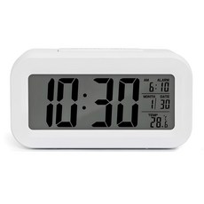 CHOMSTORY 數位感應燈02桌鐘, 白色