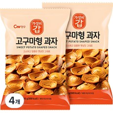 청우식품 고구마형과자, 120g, 4개