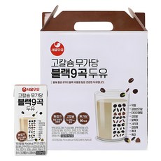 Seoul Milk 首爾牛奶 高鈣無糖黑9穀豆奶, 16個, 190ml
