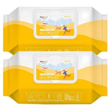 탐사 동물용의약외품 얼굴용 펫티슈, 80개입, 2개