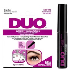 DUO 快速定型睫毛膠水, 深色, 1個