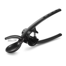 Seulri Bing栗子核桃簡易堅果剪刀, 1個, 黑色的