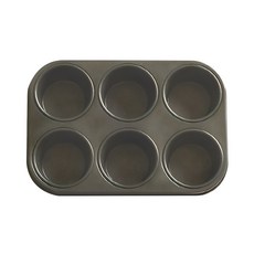 6 個高級烹飪和烘烤鬆餅罐, 1個