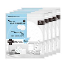 Mai Living 一次性濕拖巾 20入, 5個