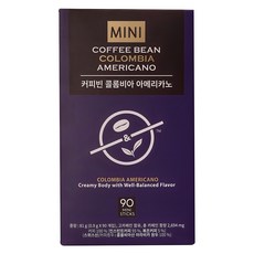 The Coffee Bean 哥倫比亞即溶美式咖啡隨身包, 0.9g, 90條, 1盒
