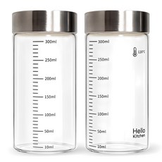 CHINADA 刻度瓶, 300ml, 2個