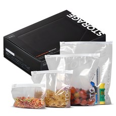 마더케이라이프 슬라이딩 지퍼백 4종 멀티팩 65매, 혼합, 1세트