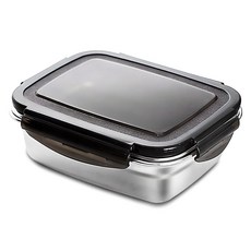 까사베니 연마제 없는 스테인레스 김치통, 850ml, 1개