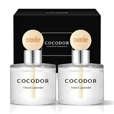 코코도르 우드볼 차량용 디퓨저 50ml 2개입, 프렌치라벤더, 1개