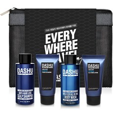 DASHU 旅行清潔5件組+網眼收納袋, 1組