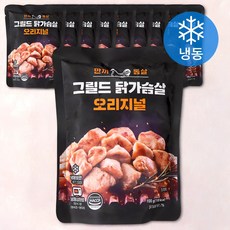 한끼통살 그릴드 닭가슴살 오리지널 (냉동), 100g, 1개입, 10개