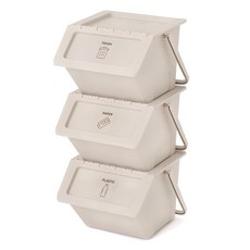 comet 多功能收納箱3入組, 米色, 1組