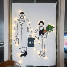 手繪電影牆面裝飾掛布, Leon(PW02)