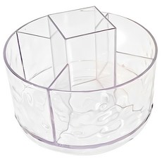 Winprice 旋轉化妝品小物收納架, 1個, 透明