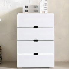 제이디퍼니처 로미 서랍장, 백화이트, 4개