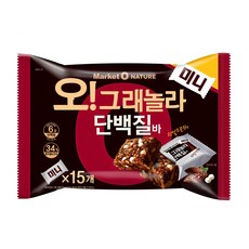 Market O NATURE 蛋白棒 可可口味, 192g, 1袋