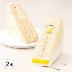 홍루이젠 호밀빵 치즈 샌드위치, 67g, 2개