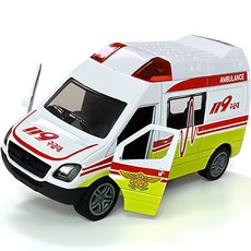 YOO&won 合金壓鑄緊急出動救護車, 白色 + 紅色