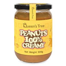 queenstree 絲滑花生醬, 1罐, 500g