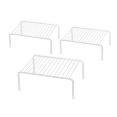 comet 碗盤收納架 3入組, 白色