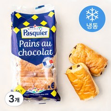 파스키에 팡오쇼콜라 6입 (냉동), 270g, 1개입, 3개