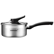 해피콜 인덕션 넘침방지 3중 스테인레스 편수냄비, 16cm, 1개