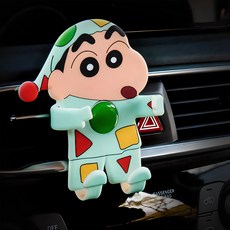 Leto 蠟筆小新車用出風口手機支架, 1個, 混合色