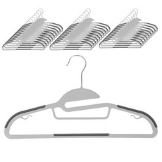 comet 可旋轉防滑衣架, 灰色, 30入