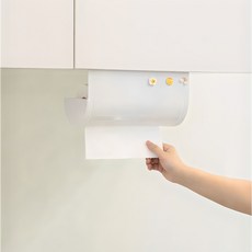 comet 磁吸式廚房紙巾架, 1個, 白色