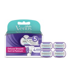 Venus 정품 플렉시볼 스월 면도날, 1개, 4개입