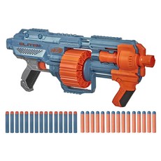 Hasbro 孩之寶 NERF 樂活打擊 Elite 2.0 Shockwave 兒童玩具槍, 橘色等
