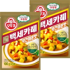 오뚜기 백세카레 과립형 약간매운맛, 100g, 2개