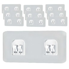 Living Home Detail智慧無打孔黏貼墊, 單一顏色, 10個