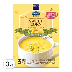 폰타나 뉴질랜드 스위트콘 컵수프, 60g, 3개