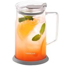 LocknLock 樂扣樂扣 Metro耐熱玻璃馬克杯 LLG6001, 670ml, 透明