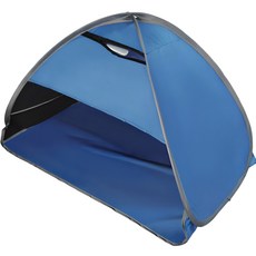 soonZAM 睡眠遮光一鍵式摺疊頭部帳篷 藍色 銀奈米 M, 1個