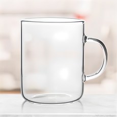 마카 내열유리 머그컵 M04 430ml, 1개