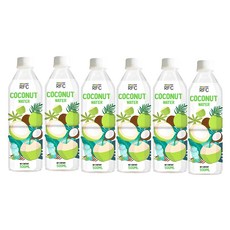 椰子水, 6瓶, 500ml