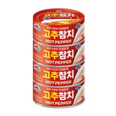 사조참치 고추참치 안심따개, 150g, 4개
