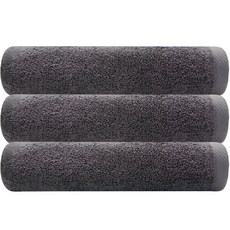 송월타월 내츄럴코지 150g 호텔수건 30수 면사, 진회색, 3개