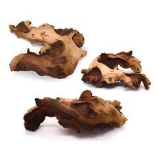 HT NATURAL 頂級雙色莫帕尼沉木 水族箱裝飾 隨機出貨, 3個