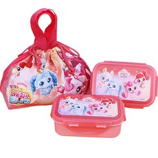 吸引人的便當盒午餐 2 階段虹膜套裝 YP5335, 混合色, 1套