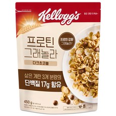 Kellogg's 家樂氏 蛋白質格蘭諾拉麥片 黑巧克力球口味, 450g, 1包