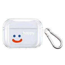 Pepis微笑耳機殼, 透明, AirPods Pro 2