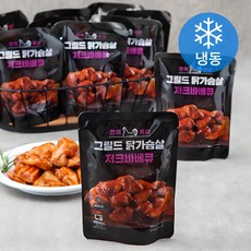 한끼통살 그릴드 닭가슴살 저크바베큐 (냉동), 100g, 1개입, 10개