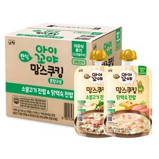 아이꼬야 유아용 맘스쿠킹 이유식 12개월부터 소불고기 진밥 5p + 닭백숙 진밥 5p 세트, 1kg, 1세트
