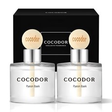 코코도르 우드볼 차량용 디퓨저 50ml 2개입, 편백, 1개