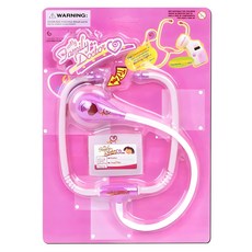 Oztoy 會說話的聽診器家家酒玩具, 1個, 粉紅色