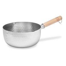 QUEEN SENSE 電磁爐適用不鏽鋼木質單柄湯鍋, 20cm, 單色