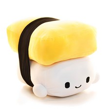 cottonfood 壽司造型靠枕, 黃色
